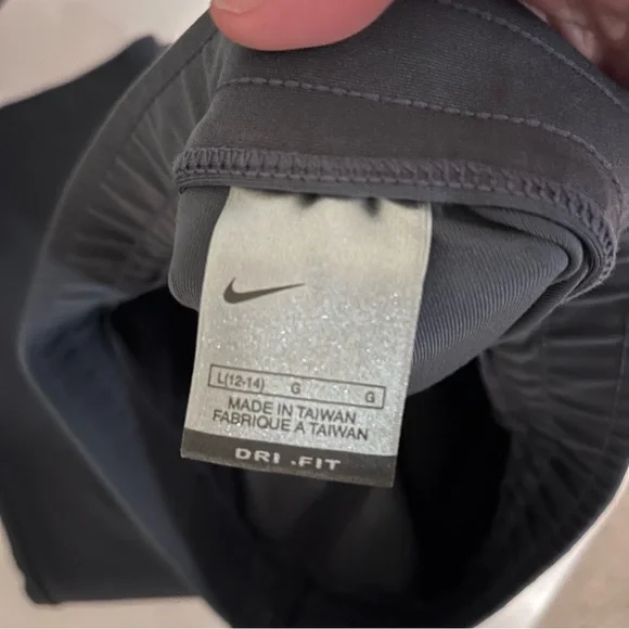 Nike gray Athletic Jogger Pants large 12/14 - Picture 5 of 5